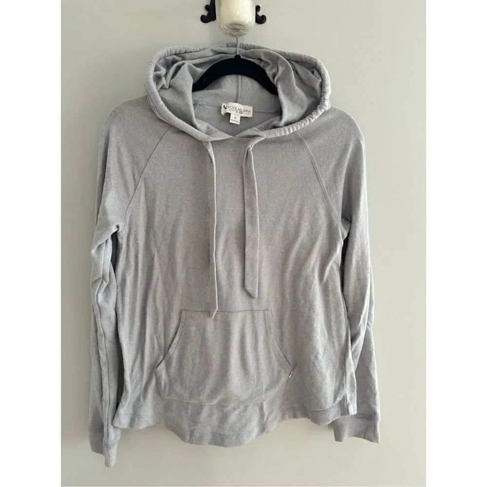 Koolaburra by Ugg Women’s S Grey Fleece Lined Pullover Hooded Sweatshirt Hoodie